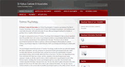 Desktop Screenshot of forensicpsychologist.co.za